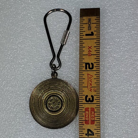 AIM LP ( LONG PLAYING) RECORD KEY RING KEEPER, SOLID BRASS, 1987, PGH PA, USA - Picture 4 of 5
